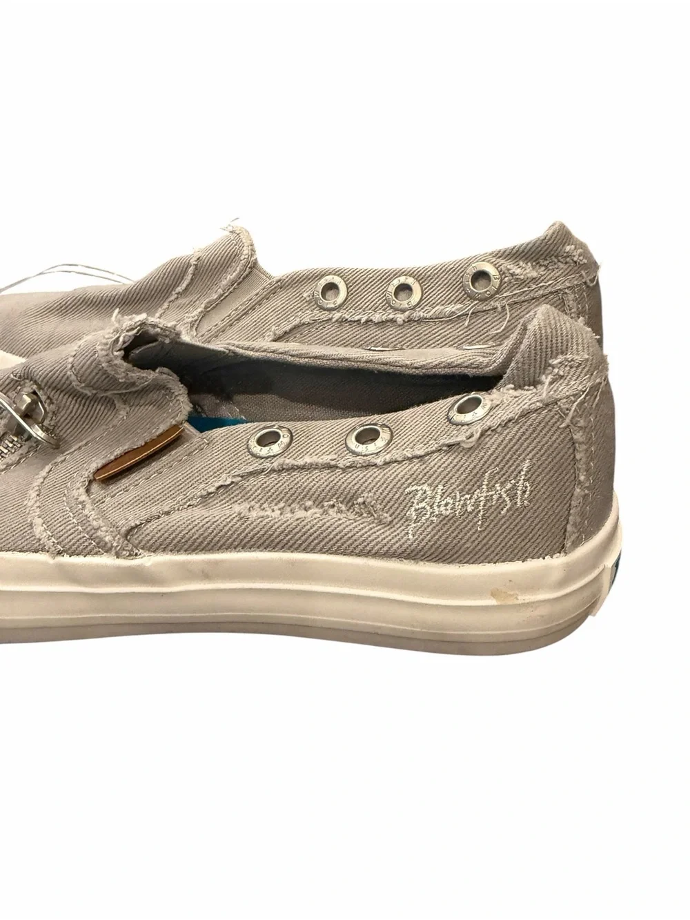 Blowfish Malibu Womens Sneaker Malibu Mariachi Canvas Size US 7.5 NEW Gray Smoke
